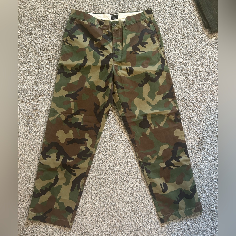 J. Crew NWT Camo Pants